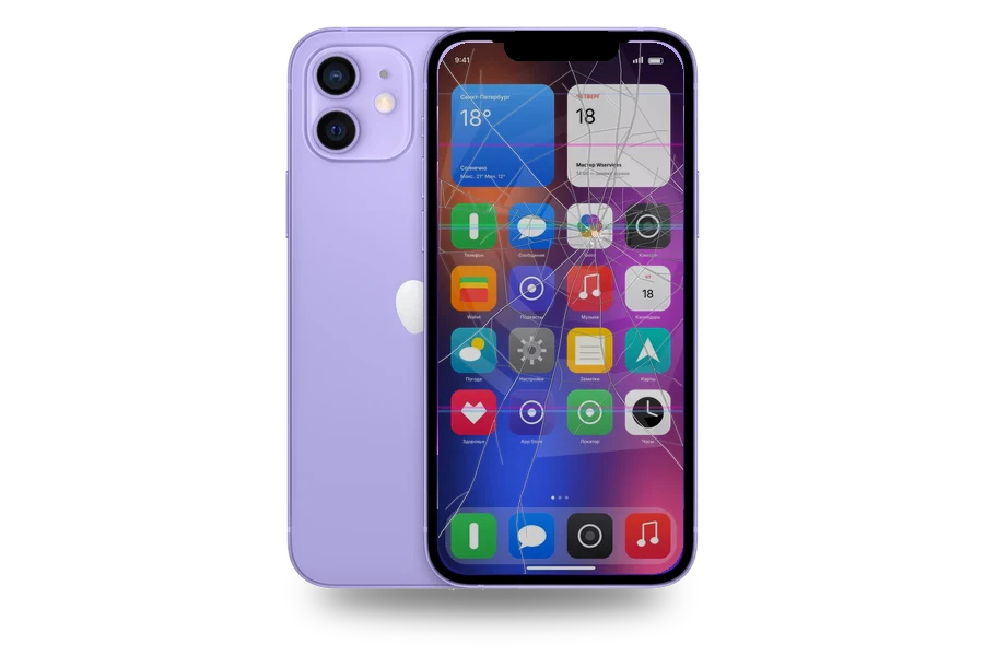 Замена стекла iPhone 12