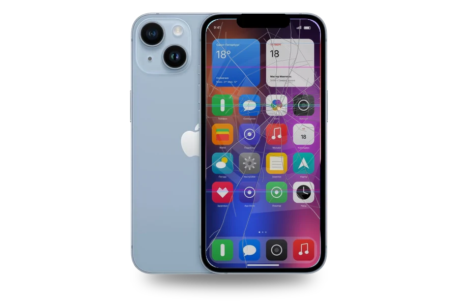 Замена стекла iPhone 14