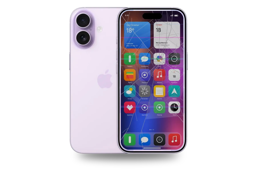Замена стекла iPhone 17